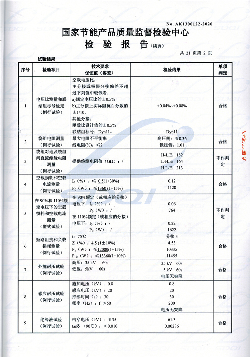 高低压试验报告-S11-1250石台石台石台油浸式变压器-2.jpg